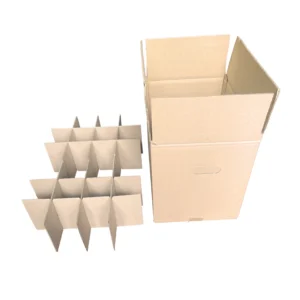 40x30x35cm Petoslojne kartonske kutije + Saće za 12 flaša svih vrsta